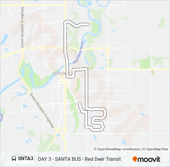 SNTA3 Bus Line Map