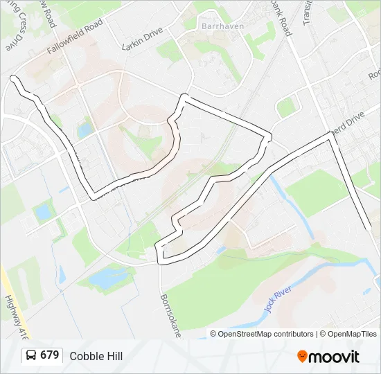 679 Bus Line Map