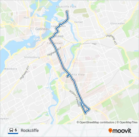 6 Bus Line Map