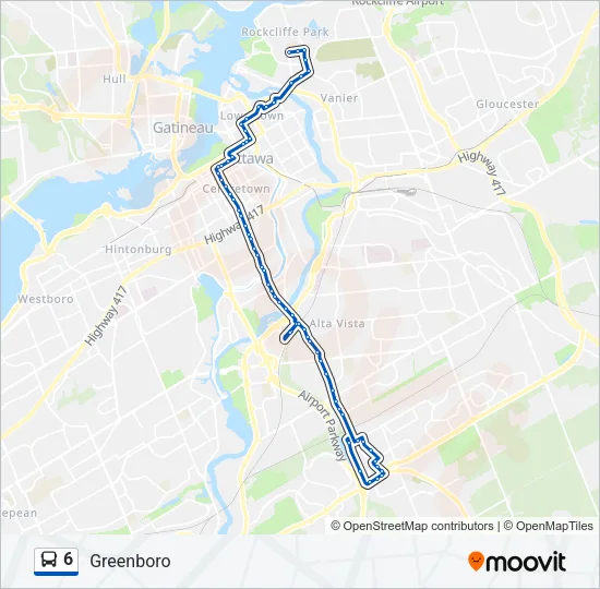 6 Bus Line Map