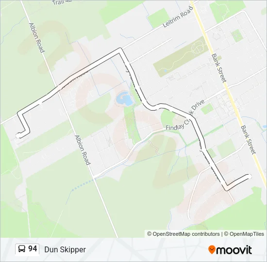 94 Bus Line Map
