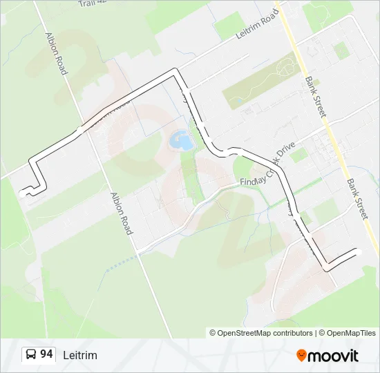 94 Bus Line Map