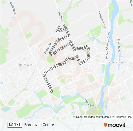 171 Bus Line Map
