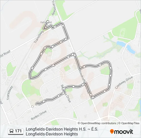 171 Bus Line Map