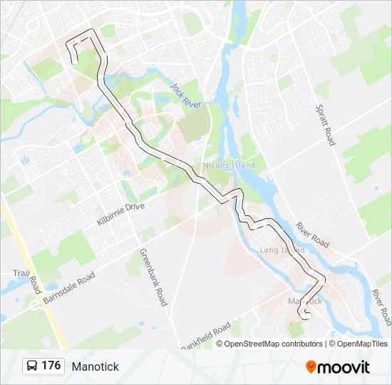 176 Bus Line Map