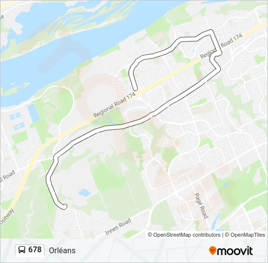 678 Bus Line Map