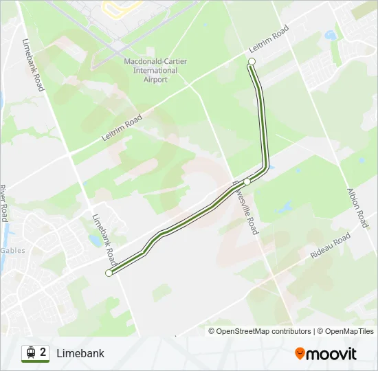2 Light Rail Line Map