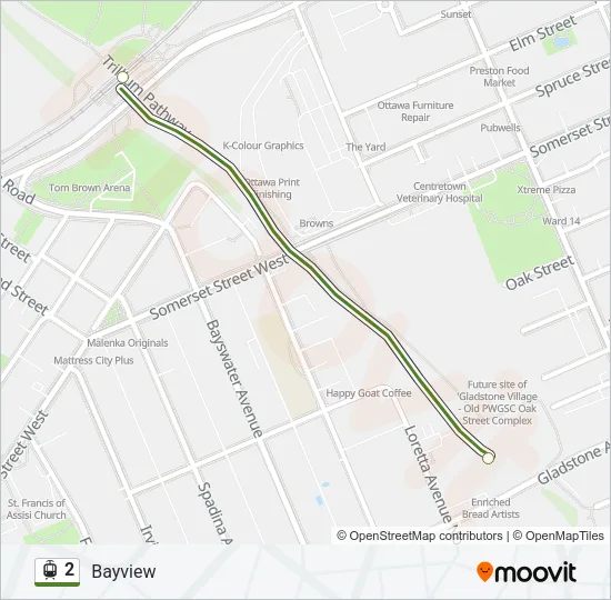 2 Light Rail Line Map