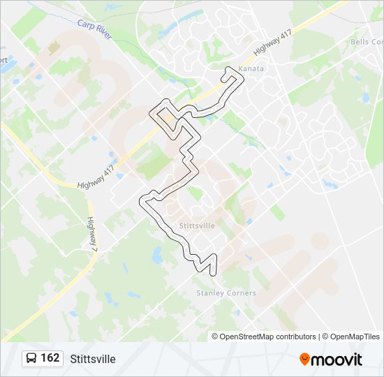 162 Bus Line Map