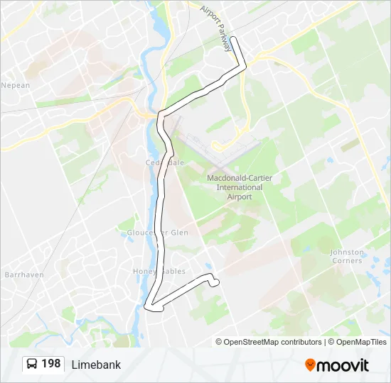 198 Bus Line Map