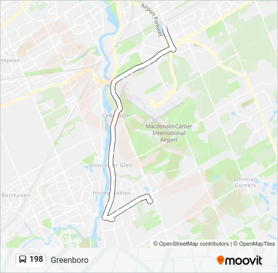 198 Bus Line Map