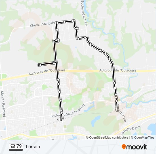 79 Bus Line Map