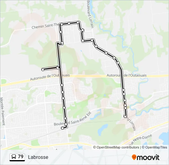 79 Bus Line Map