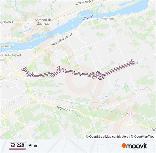 228 Bus Line Map