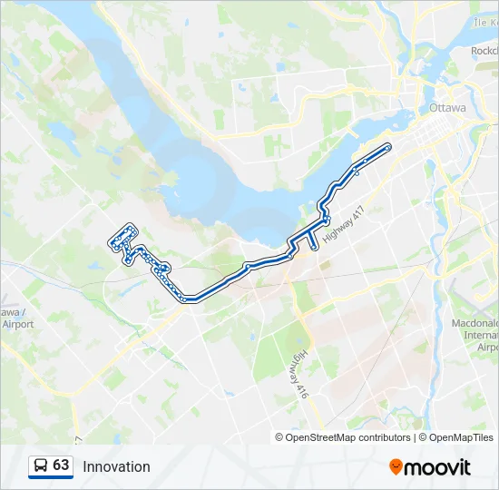 63 Bus Line Map
