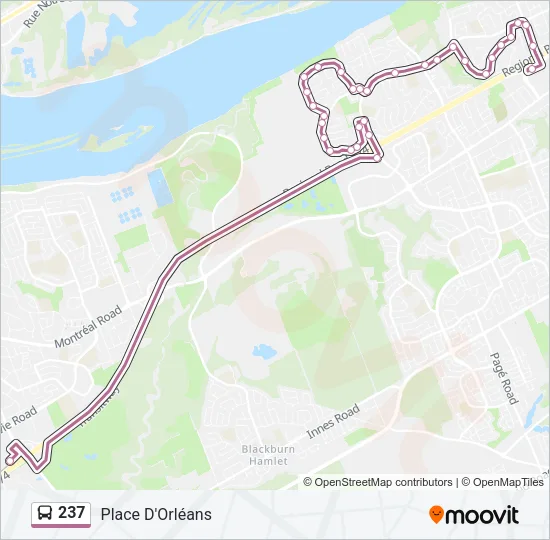 237 Bus Line Map