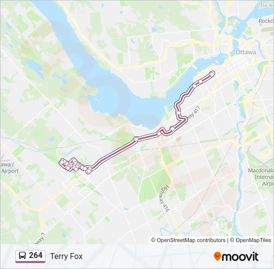 264 Bus Line Map
