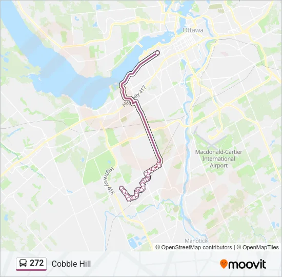 272 Bus Line Map