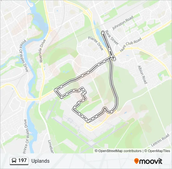 197 Bus Line Map