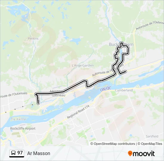 97 Bus Line Map