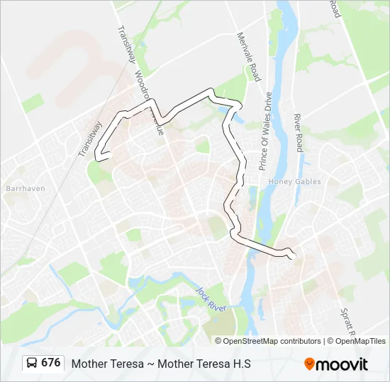 676 Bus Line Map