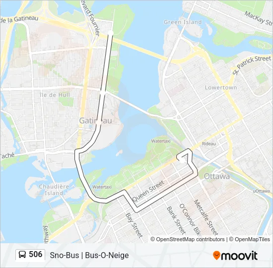 506 Bus Line Map