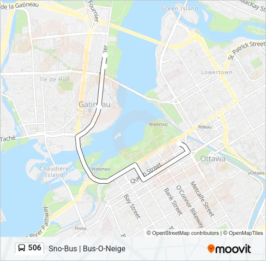 506 Bus Line Map