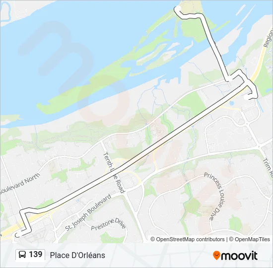 139 Bus Line Map