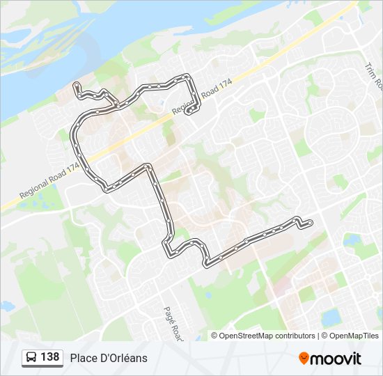 138 Bus Line Map