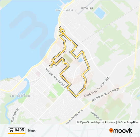 0405 Bus Line Map