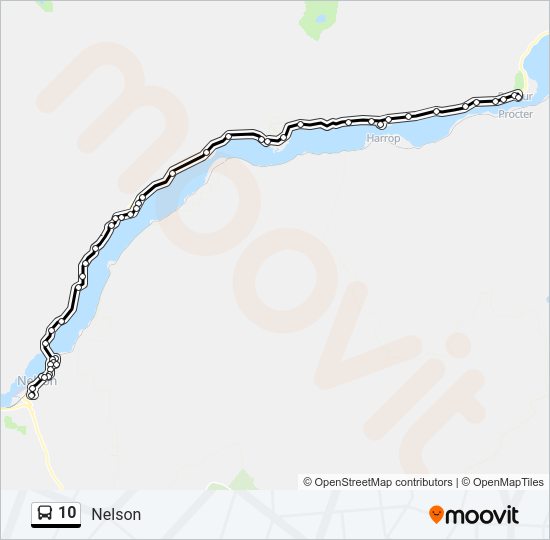 10 Bus Line Map