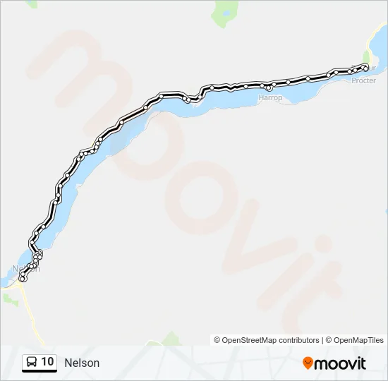 10 Bus Line Map