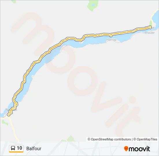 10 Bus Line Map