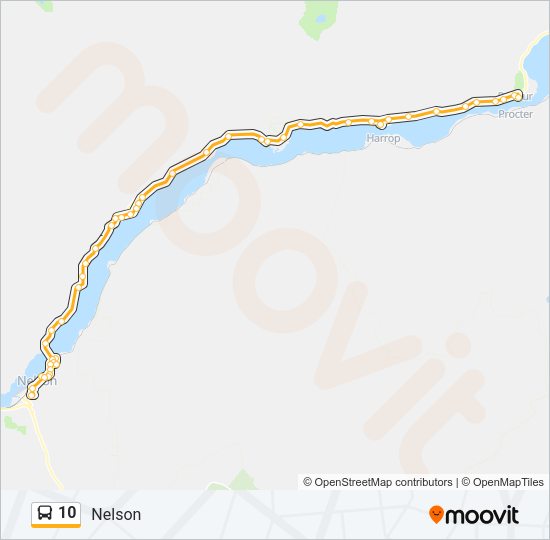 10 Bus Line Map