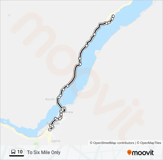 10 Bus Line Map