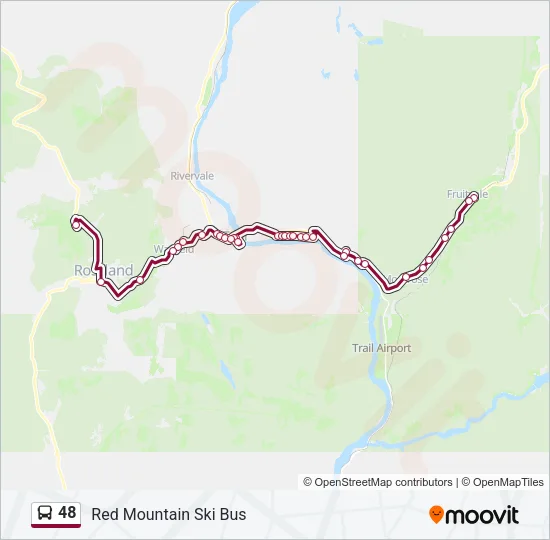 48 Bus Line Map