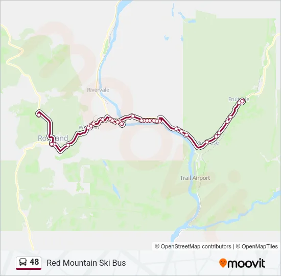 48 Bus Line Map