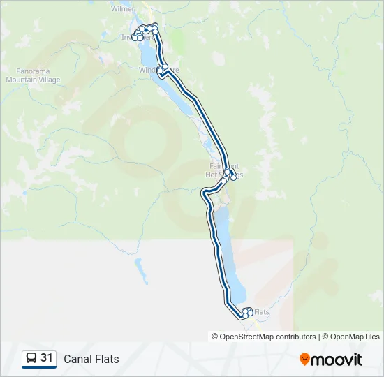 31 Bus Line Map