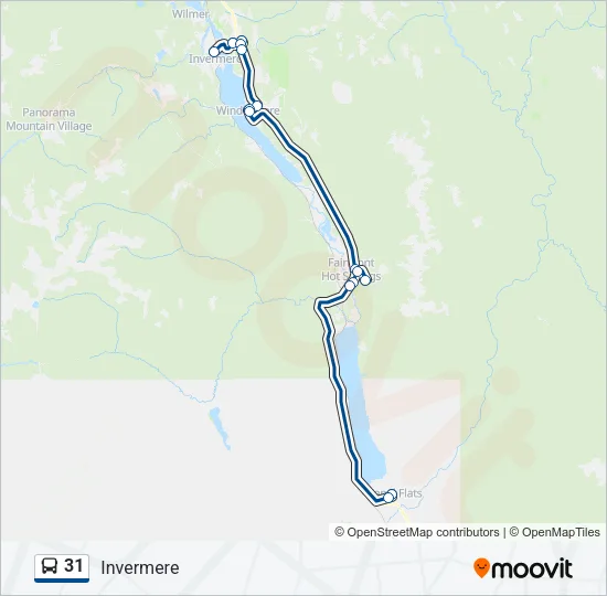 31 Bus Line Map