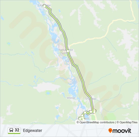 32 Bus Line Map