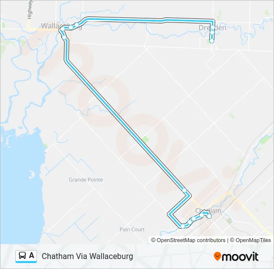 A Bus Line Map