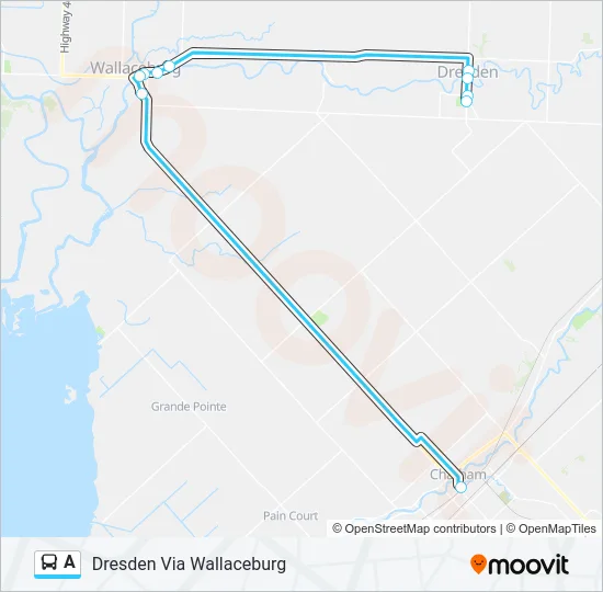 A Bus Line Map