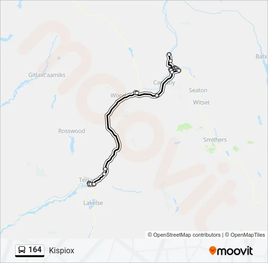 164 Bus Line Map