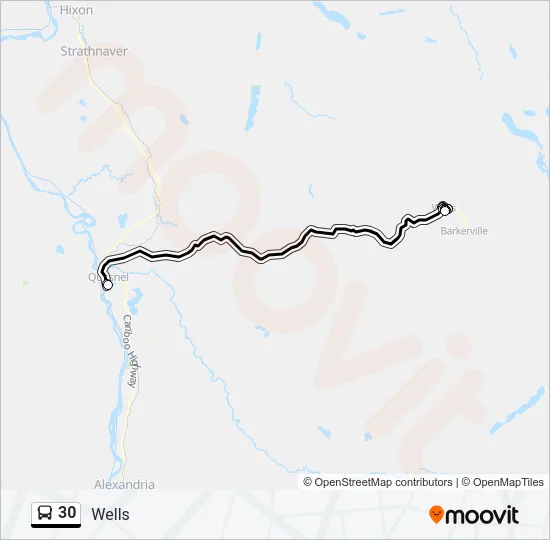 30 Bus Line Map