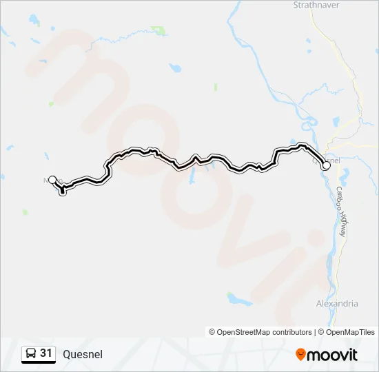 31 Bus Line Map