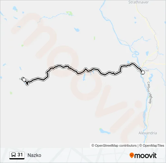 31 Bus Line Map