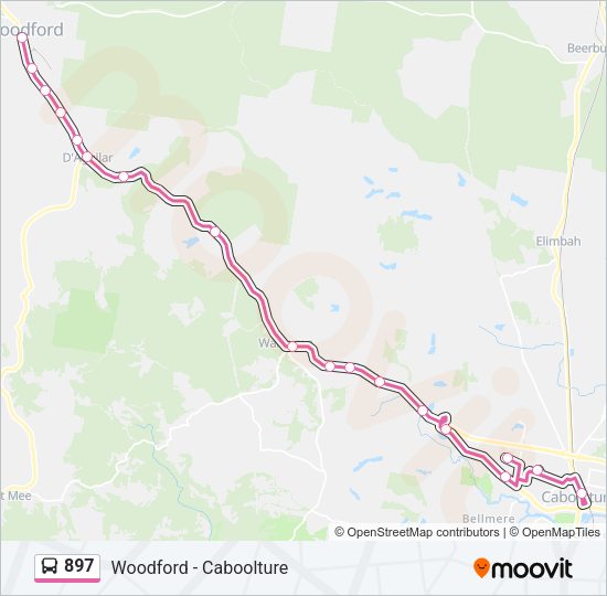897 Bus Line Map