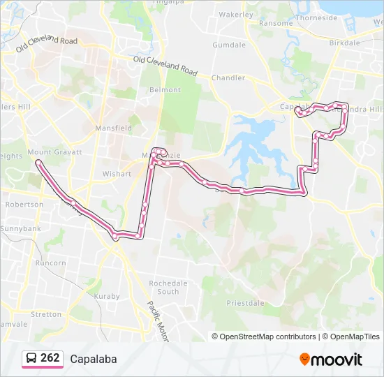 262 Bus Line Map