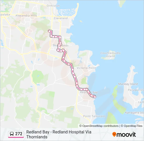 272 Bus Line Map