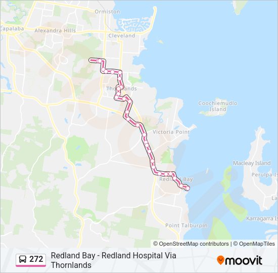 272 Bus Line Map